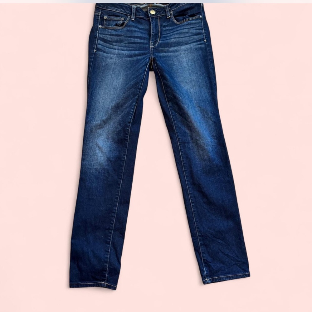 American Eagle Outfitters Dark Blue Straight Leg Jeans